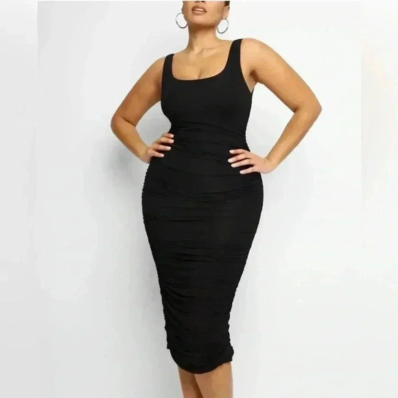 SHAPELLX Tank Ruched Shaping Dress - XL - Picture 2 of 8